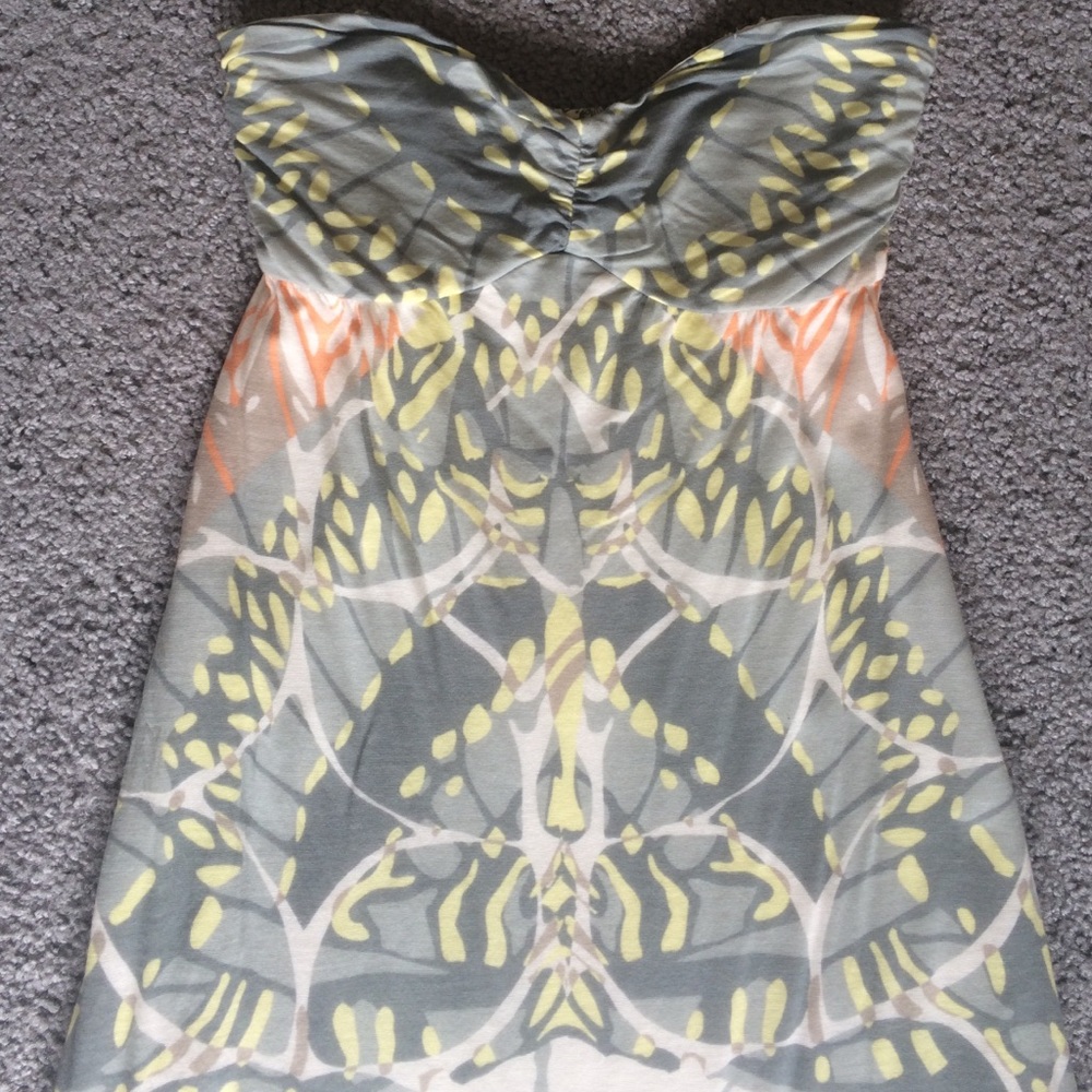Free people strapless sun dress
